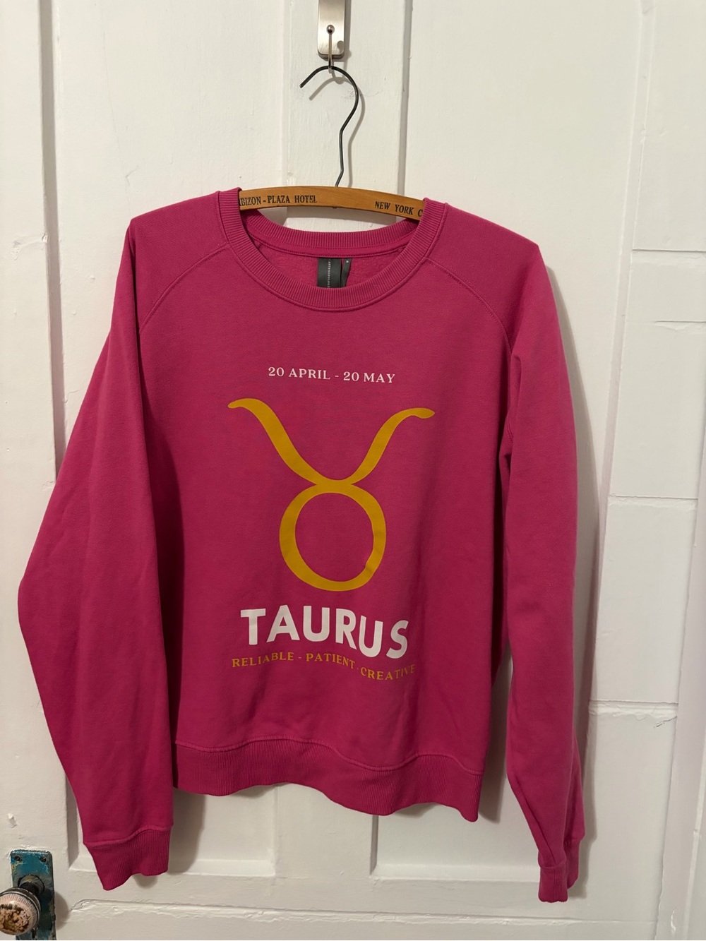 by Anthropologie
Astrology Taurus Pink Graphic
Oversized Sweatshirt